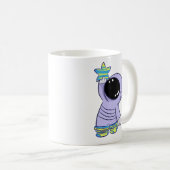 Astronaut in verschillende sokken mok (Voorkant rechts)