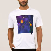 Astronaut in zonnecentrales t-shirt (Voorkant)