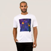Astronaut in zonnecentrales t-shirt (Voorkant volledig)