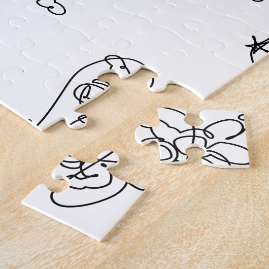 Astronaut Jigzaag Puzzle Legpuzzel (Zijkant)