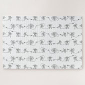 Astronaut Jigzaag Puzzle Legpuzzel (Horizontaal)