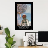 Astronaut John H. Glenn Jr. Poster (Thuiskantoor)