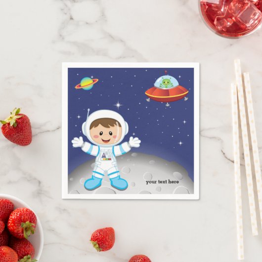 Astronaut jongen servetten (Insitu)