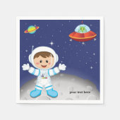 Astronaut jongen servetten (Voorkant)