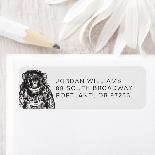 astronaut | Jouw namen toevoegen Etiket (Insitu)