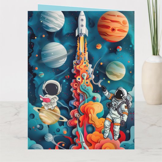 Astronaut Kaart (Achterkant)