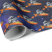 . Astronaut Kajakvaren Cadeaupapier (Rol Hoek)