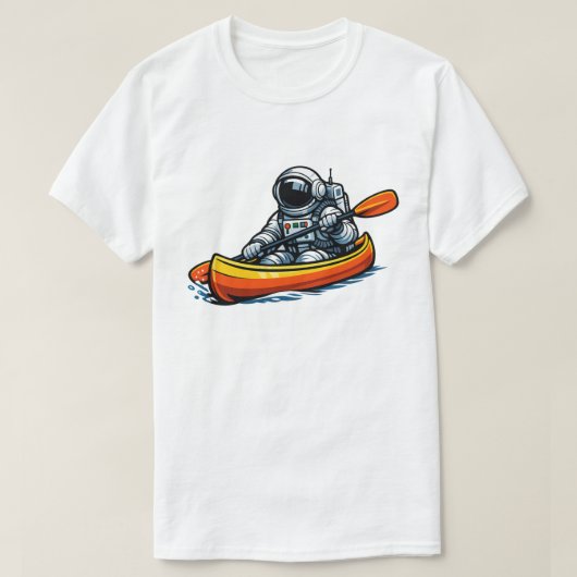 Astronaut Kanoën T-shirt (Design voorkant)