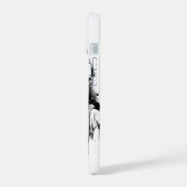 Astronaut Kat Inkt Kunst iPhone 15 Case (Linkerkant)