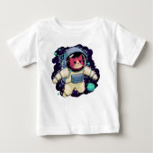 Astronaut Kat kleurrijk (Voorkant)