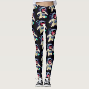 Astronaut Kat kleurrijk Leggings