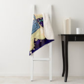 Astronaut Kat kleurrijk Sherpa Deken (In situ)