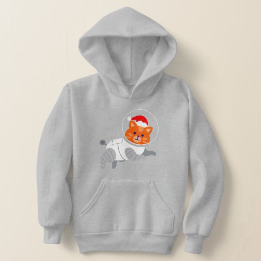 Astronaut kat lelijke kerstman (Laagn)