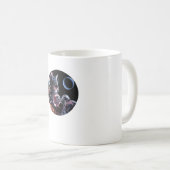 Astronaut kat met planeet koffiemok (Voorkant rechts)
