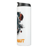 Astronaut kat of ruimtekat thermosbeker (Geroteerd rechts)