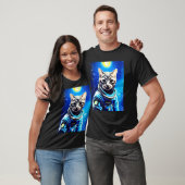 Astronaut kat Tee ruimte kat Tee voor mannen, vrou T-shirt (Unisex)