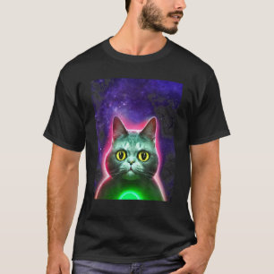 Astronaut kat Tee ruimte kat Tee voor mannen, vrou T-shirt