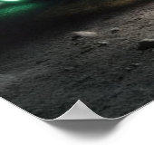 Astronaut katten en honden op maan poster (Hoek)