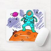 Astronaut Kind Muismat (Met muis)