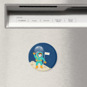 Astronaut kind op het verjaardagsfeestje van de ma magneet (Insitu (Vaatwasser))