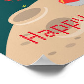 Astronaut kind op het verjaardagsfeestje van de ma poster (Hoek)