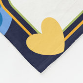 Astronaut Koala Cartoon Print Fleece Deken (Hoek)