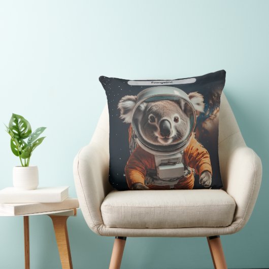 Astronaut Koala Space Surreal Animal Custom Kussen (Stoel)