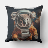 Astronaut Koala Space Surreal Animal Custom Kussen (Voorkant)