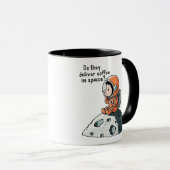 ASTRONAUT KOFFIE IN DE RUIMTE MOK (Voorkant rechts)