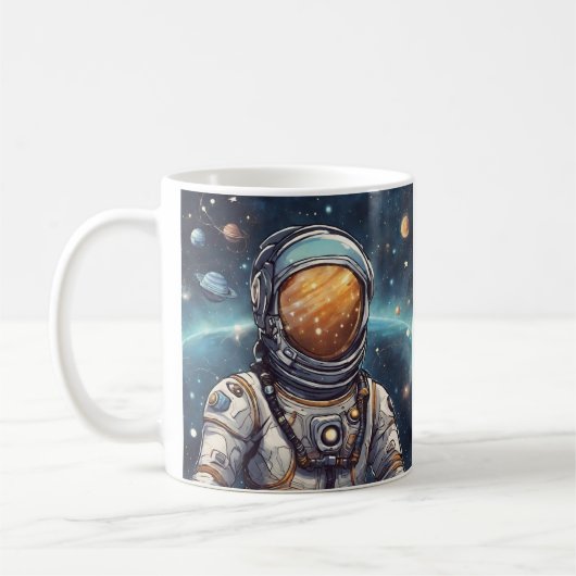 astronaut koffiemok (Links)