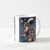 astronaut koffiemok (Voorkant rechts)