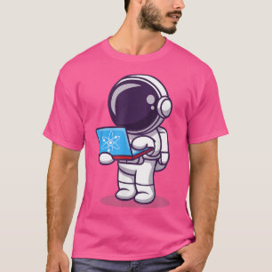 Astronaut koopt ticket naar de maan met ATOM Cosm T-shirt