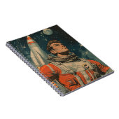 Astronaut Kunst Astronaut Galerij Kunst  Kunst As Notitieboek (Rechterzijde)