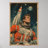 Astronaut Kunst Astronaut Galerij Kunst Kunst As Poster (Voorkant)