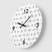 Astronaut Large Clock Grote Klok (Hoek)