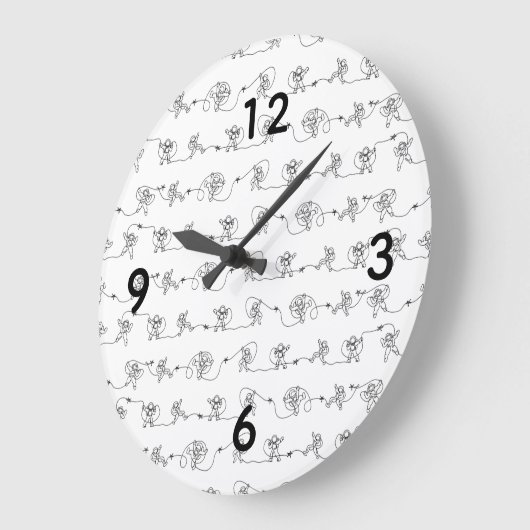 Astronaut Large Clock Grote Klok (Hoek)