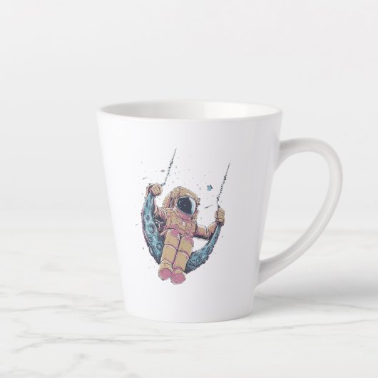 Astronaut Latte Mok (Rechts)