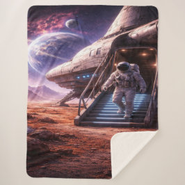 Astronaut Leaving Landing Ship Sherpa Deken