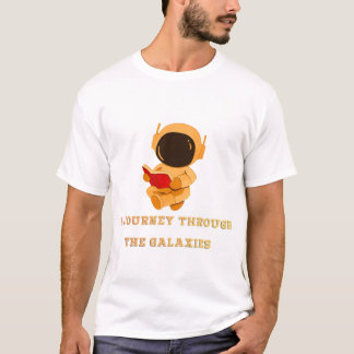 Astronaut Leest T-Shirt over de Ruimte