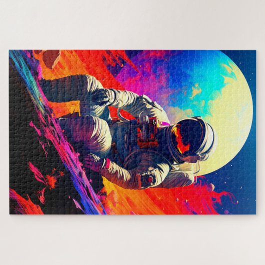 Astronaut Legpuzzel (Horizontaal)