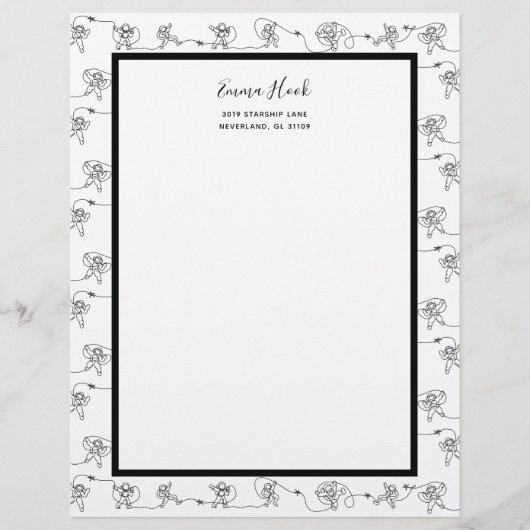 Astronaut Letterhead Briefhoofd (Voorkant)