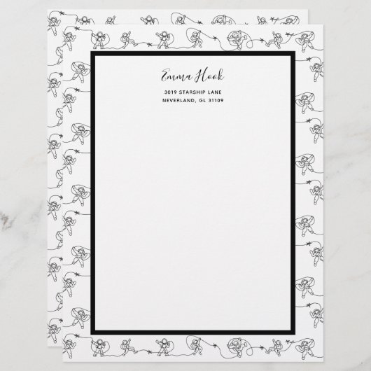 Astronaut Letterhead Briefhoofd (Voorkant / Achterkant)