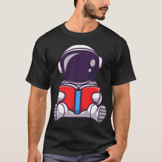 Astronaut lezen t-shirt