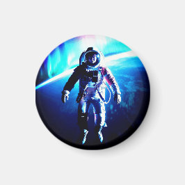 ASTRONAUT LOSGEMAAKT MAGNEET