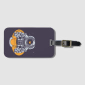 Astronaut Love Coffee Bagagelabel (Voorkant (horizontaal))