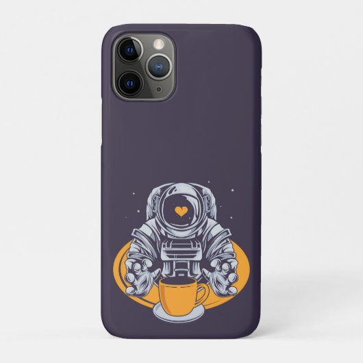 Astronaut Love Coffee Case-Mate iPhone Case (Achterkant)