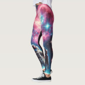 Astronaut Love Galaxy Print Leggings (Links)