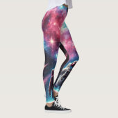 Astronaut Love Galaxy Print Leggings (Rechts)