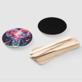 Astronaut Love Hand Fan Handwaaier (Niet-gemonteerd)