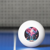 Astronaut Love Nebula Ping Pong Ball (Net)